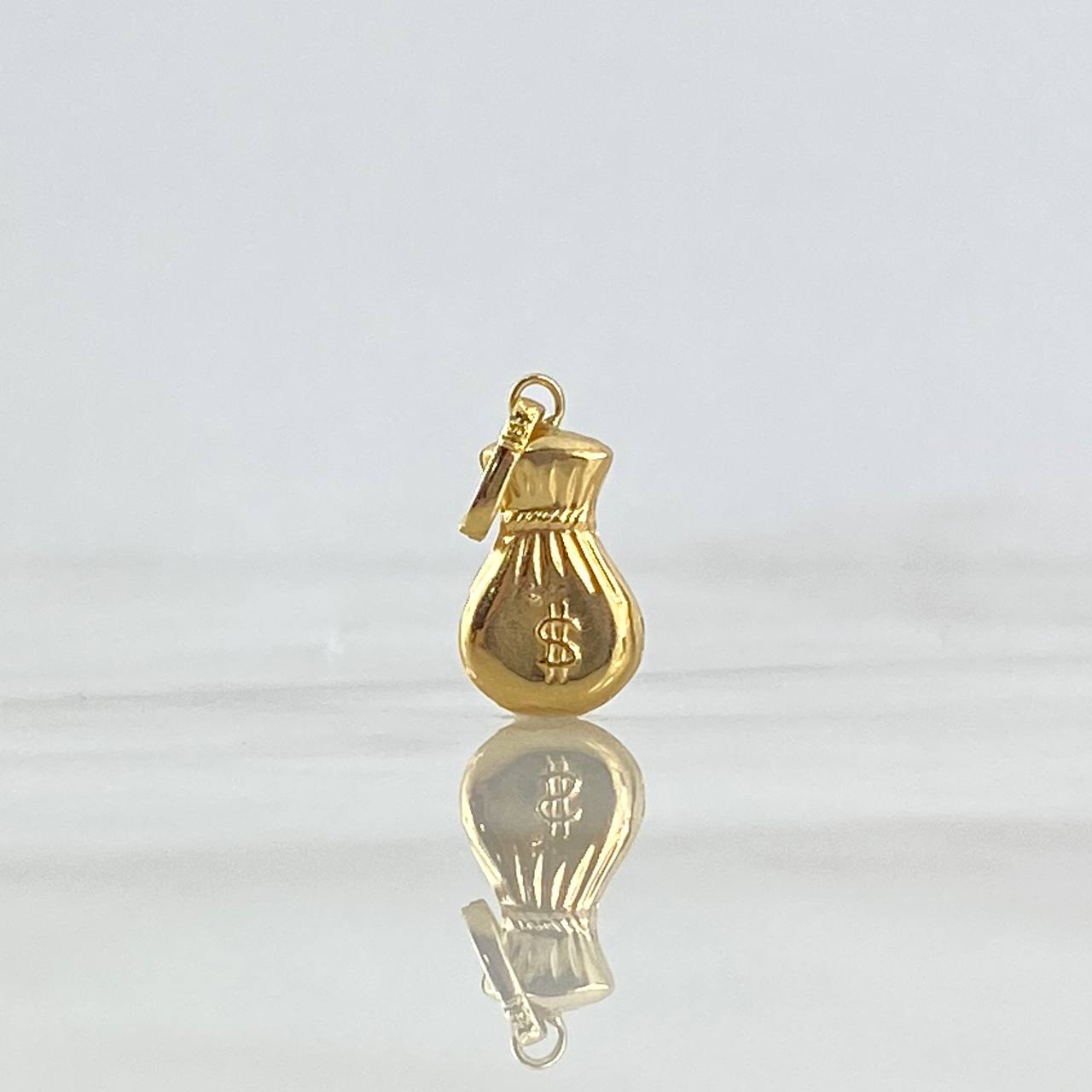 Pendant Flat Money Bag 0.55gr / 2.2cm / 18K Yellow Gold