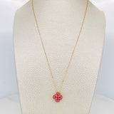 Set Cadena Veneciana + Dije Trebol / 2.4 g / 17 3/4 in Oro Amarillo 18K