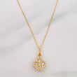 Set Venetian Chain + Clover Pendant / 2.15 g / 17 3/4 in 18K Yellow Gold