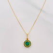 Set Cadena Veneciana + Dije Halo Circulo / 2.1 g / 17 3/4 in Oro Amarillo 18K