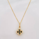 Set Cadena Veneciana + Dije Trebol / 2.15 g / 17 3/4 in Oro Amarillo 18K