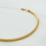 Pulso Franco 3.2 g / 8 in / 2.2 mm Oro Amarillo 18K