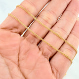 Franco Chain 2.2 g / 23 3/4 in / 1.5 mm 18K Yellow Gold