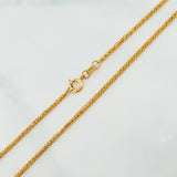 Franco Chain 2.05 g / 23 3/4 in / 1.5 mm 18K Yellow Gold