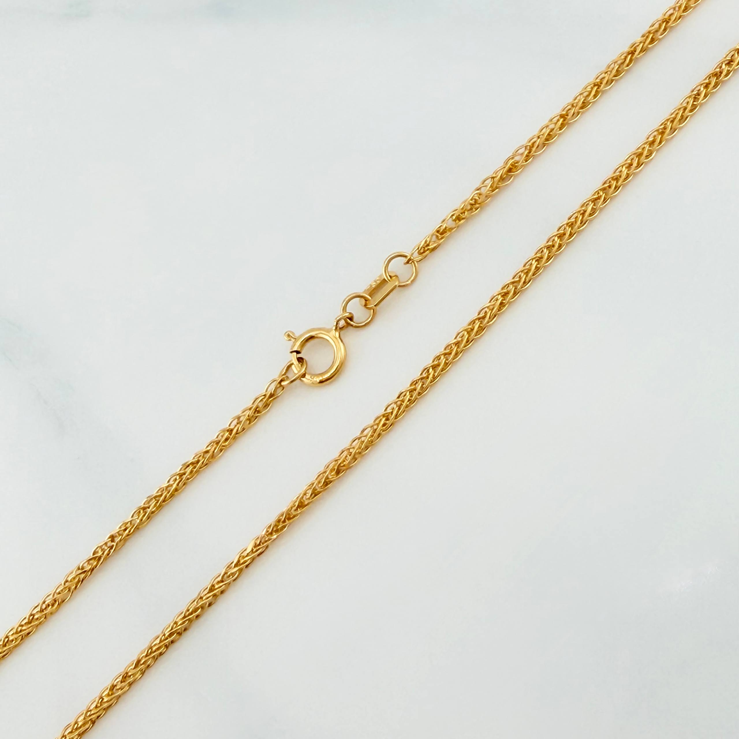 Franco Chain 2.2 g / 23 3/4 in / 1.5 mm 18K Yellow Gold