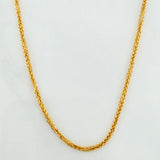 Franco Chain 2.2 g / 23 3/4 in / 1.5 mm 18K Yellow Gold