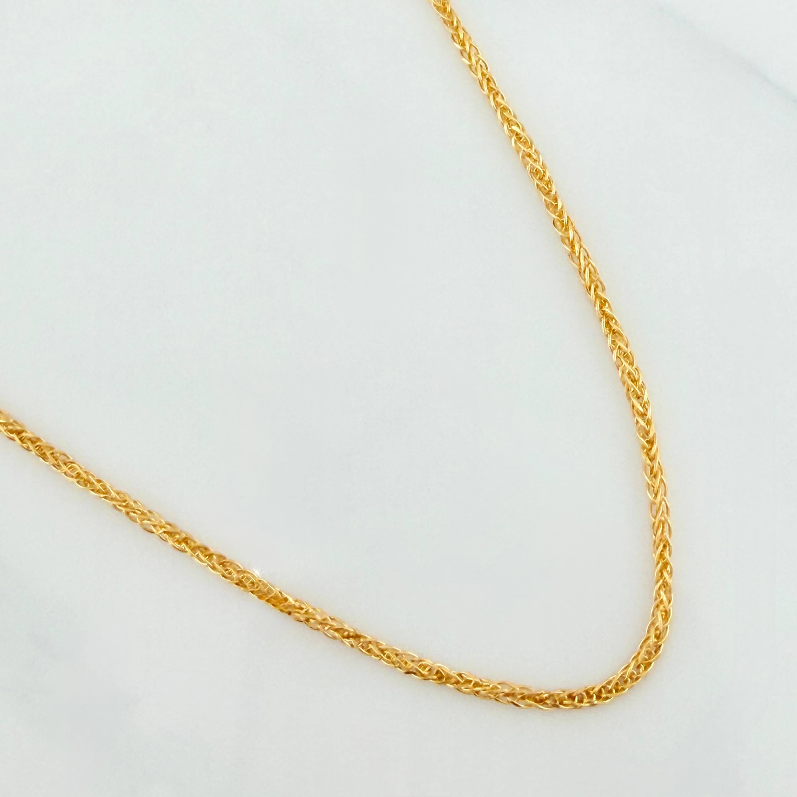 Franco Chain 2.05 g / 23 3/4 in / 1.5 mm 18K Yellow Gold