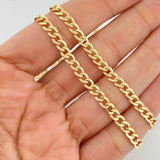 Cuban Links 7.4 g / 24 1/4 in / 4.4 mm Yellow Gold 18K