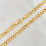 Cuban Links 7.4 g / 24 1/4 in / 4.4 mm Yellow Gold 18K