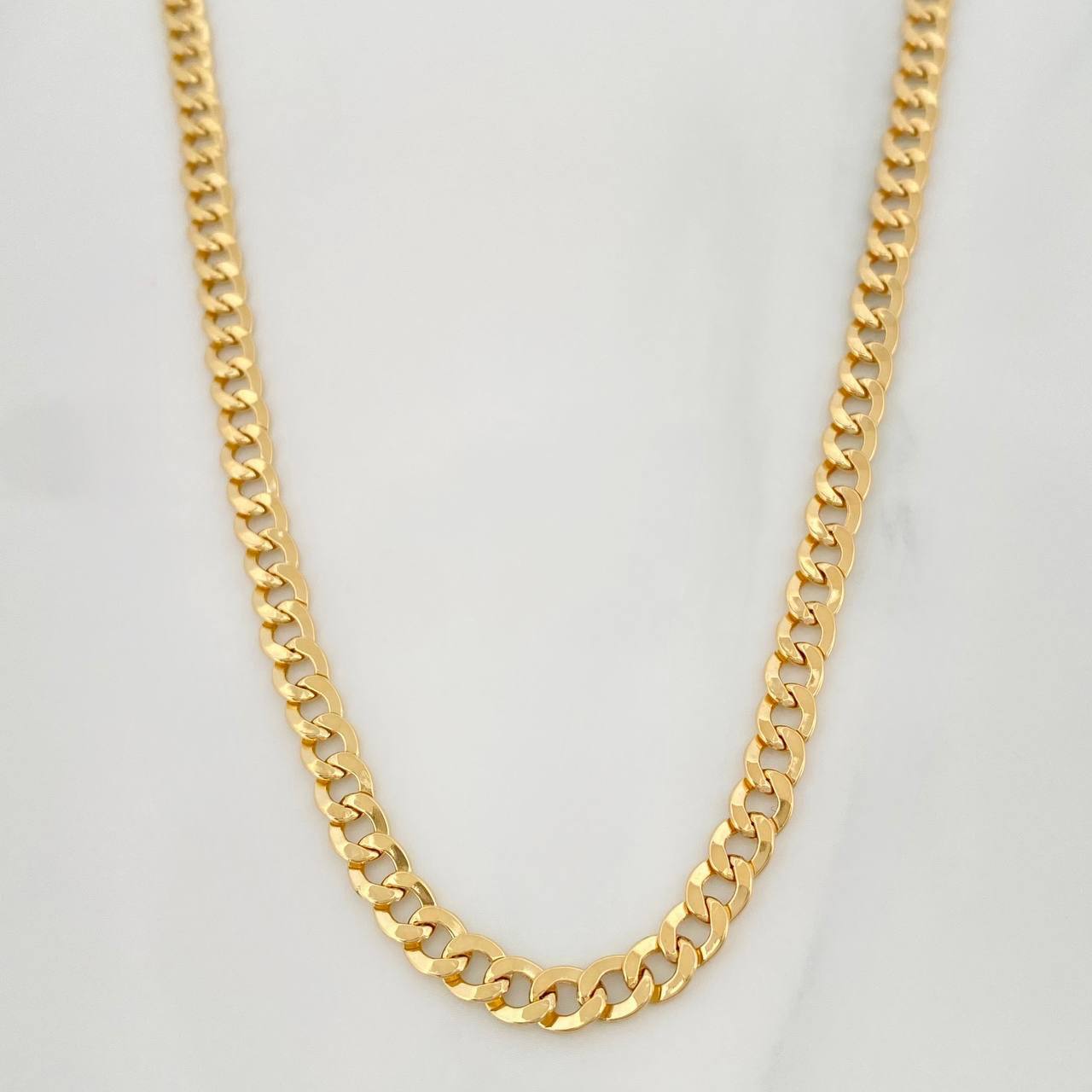 Cuban Links 7.4 g / 24 1/4 in / 4.4 mm Yellow Gold 18K