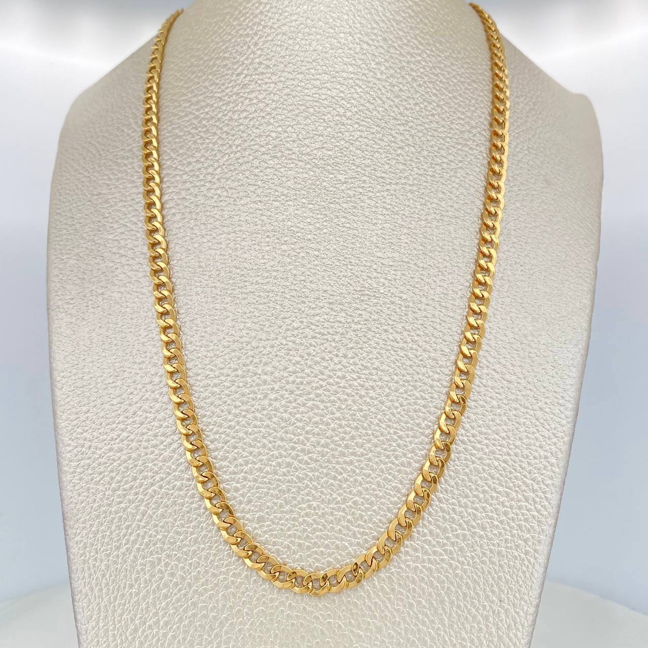 Cuban Links 7.4 g / 24 1/4 in / 4.4 mm Yellow Gold 18K