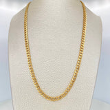 Cuban Links 7.4 g / 24 1/4 in / 4.4 mm Yellow Gold 18K
