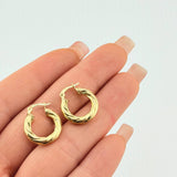 Candongas Rudi 1.95gr / 3/4 in / Oro Amarillo 18K