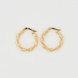Hoop Earrings Nico 1.6gr / 1 in / Yellow Gold 18K
