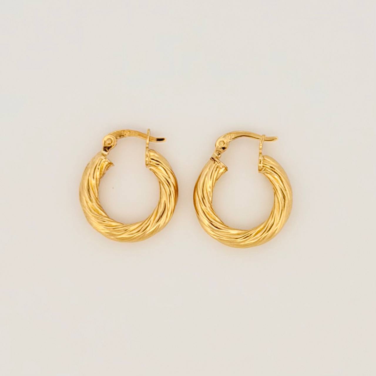 Candongas Rudi 1.95gr / 3/4 in / Oro Amarillo 18K