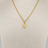 Set Rope Chain and Pendant+ Virgin of Guadalupe 1.1gr / 15 1/2 in / 1.16mm 18K Yellow Gold $