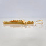 Pendant Cross Christ 1.75 g / 1 3/4 in 18K Yellow Gold