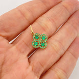 Clover Pendant 1.6 g / 3/4 in Yellow Gold 18K
