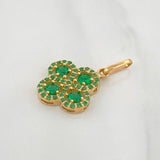 Clover Pendant 1.6 g / 3/4 in Yellow Gold 18K