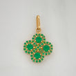 Clover Pendant 1.6 g / 3/4 in Yellow Gold 18K