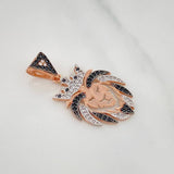 Pendant Lion 3.1 g / 1 1/4 in Three Golds 18K