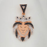Pendant Lion 3.1 g / 1 1/4 in Three Golds 18K