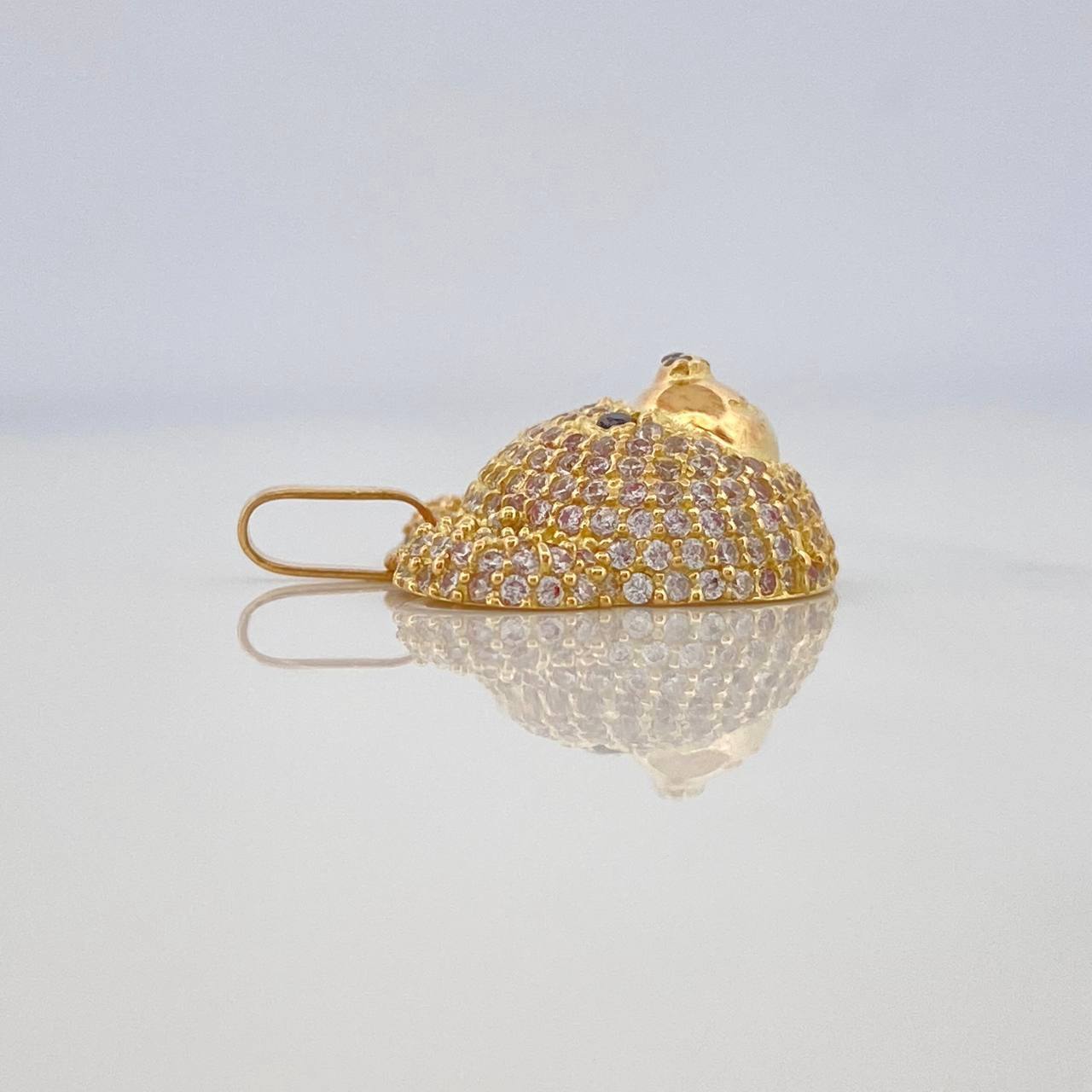 Dije Rostro Oso 2.95 g / 3/4 in Oro Amarillo 18K