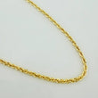 Cadena Lazo 3gr / 23 1/2 in / 2mm Oro Amarillo +3 18K $