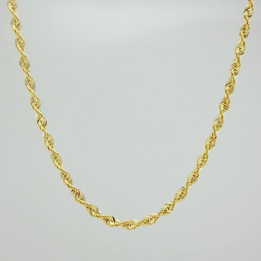 Rope Chain 3.05gr / 23 3/4 in / 1.95mm Yellow Gold +3 18K $