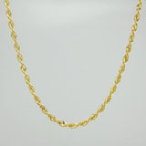 Rope Chain 3.05gr / 23 3/4 in / 1.95mm Yellow Gold +3 18K $