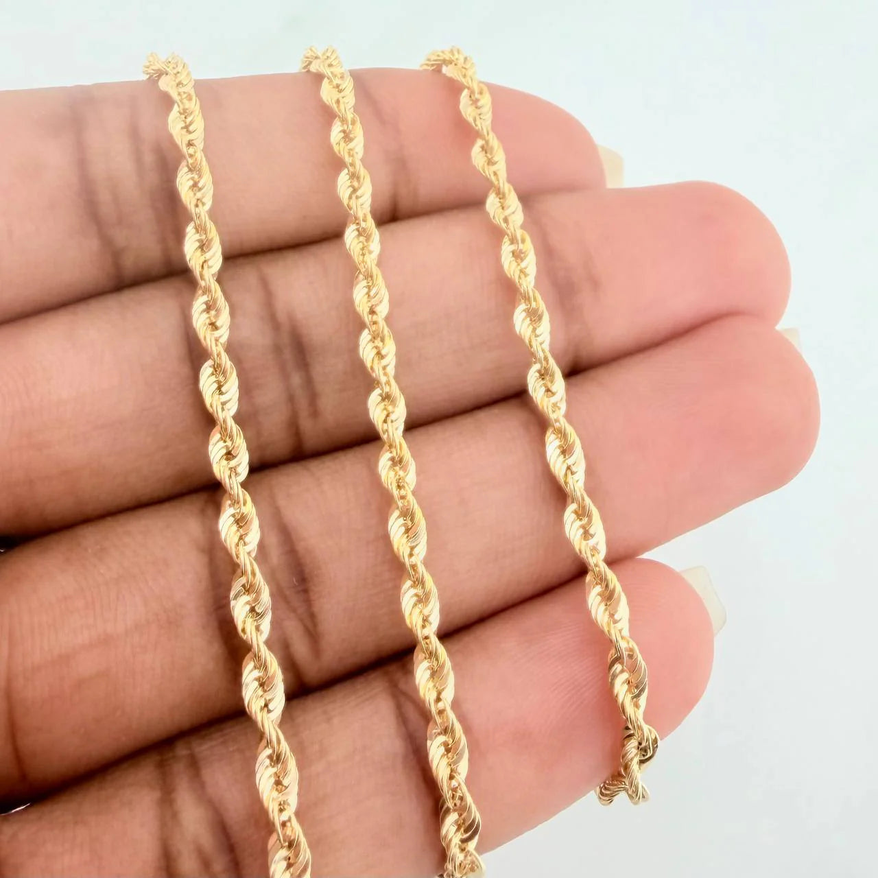 Cadena Lazo 3.1 g / 17 1/2 in / 2.68 mm Oro Amarillo 18K