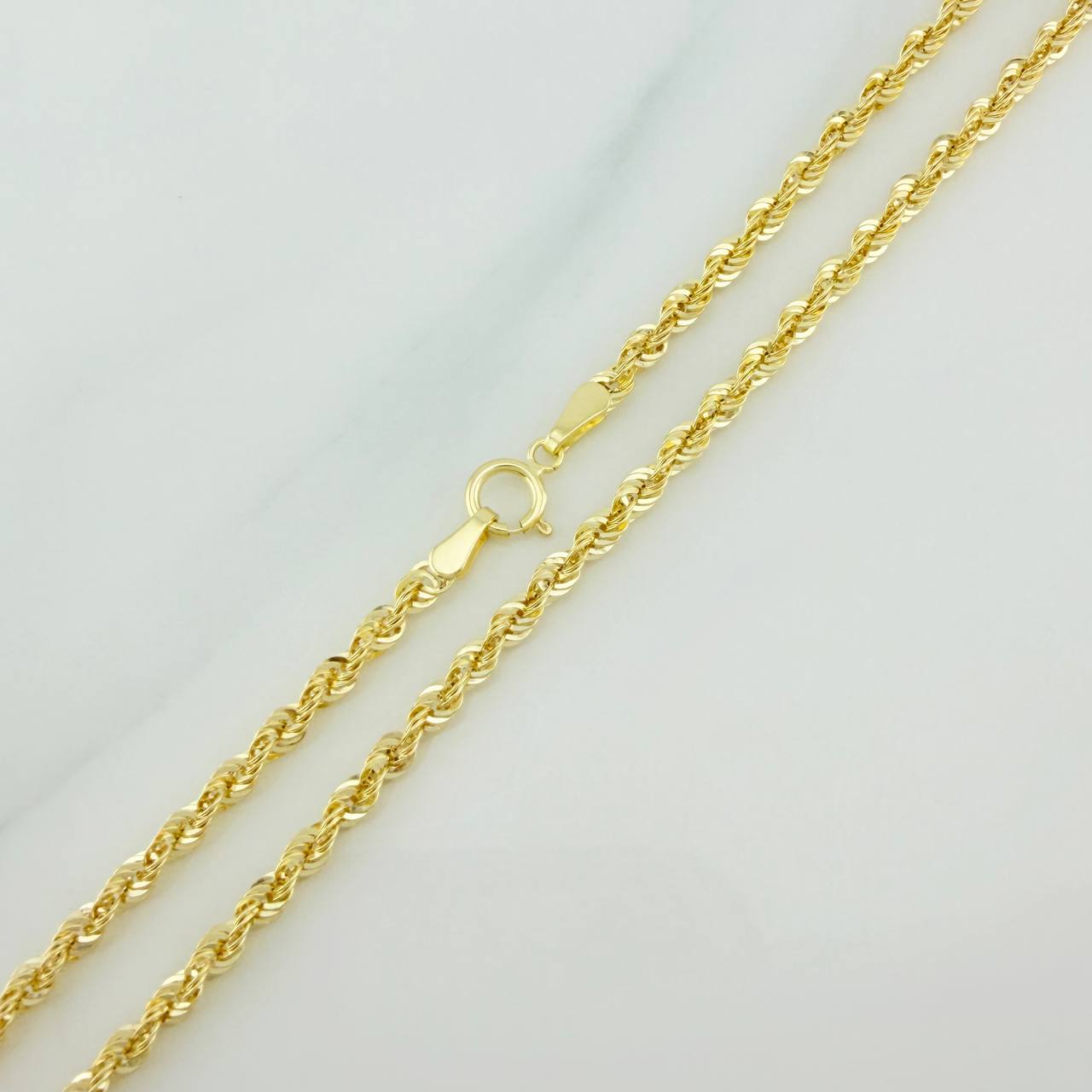 Rope Chain 3.05gr / 23 3/4 in / 1.95mm Yellow Gold +3 18K $