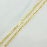 Cadena Lazo 3.05 g / 23 1/2 in / 1.95 mm Oro Amarillo 18K
