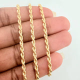 Rope Chain 6.8gr / 23 3/4 in / 2.4mm 18K Yellow Gold +3 %