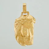 Dije Rostro Cristo 5.85gr / 1 3/4 in / Oro Amarillo  18K $