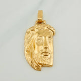 Dije Rostro Cristo 5.85gr / 1 3/4 in / Oro Amarillo  18K $