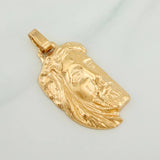 Dije Rostro Cristo 5.85gr / 1 3/4 in / Oro Amarillo  18K $