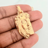 Dije Rostro Cristo 5.85gr / 1 3/4 in / Oro Amarillo  18K $