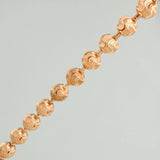 Cadena Militar Media Luna 25.6gr / 24 in / 5mm Oro Rosa Nac.Esp. 18K $