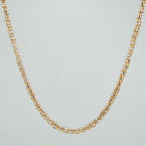 Cadena Ice 10.45gr / 21 3/4 in / 2.4mm Dos Oros Amarillo Blanco +4 18K $