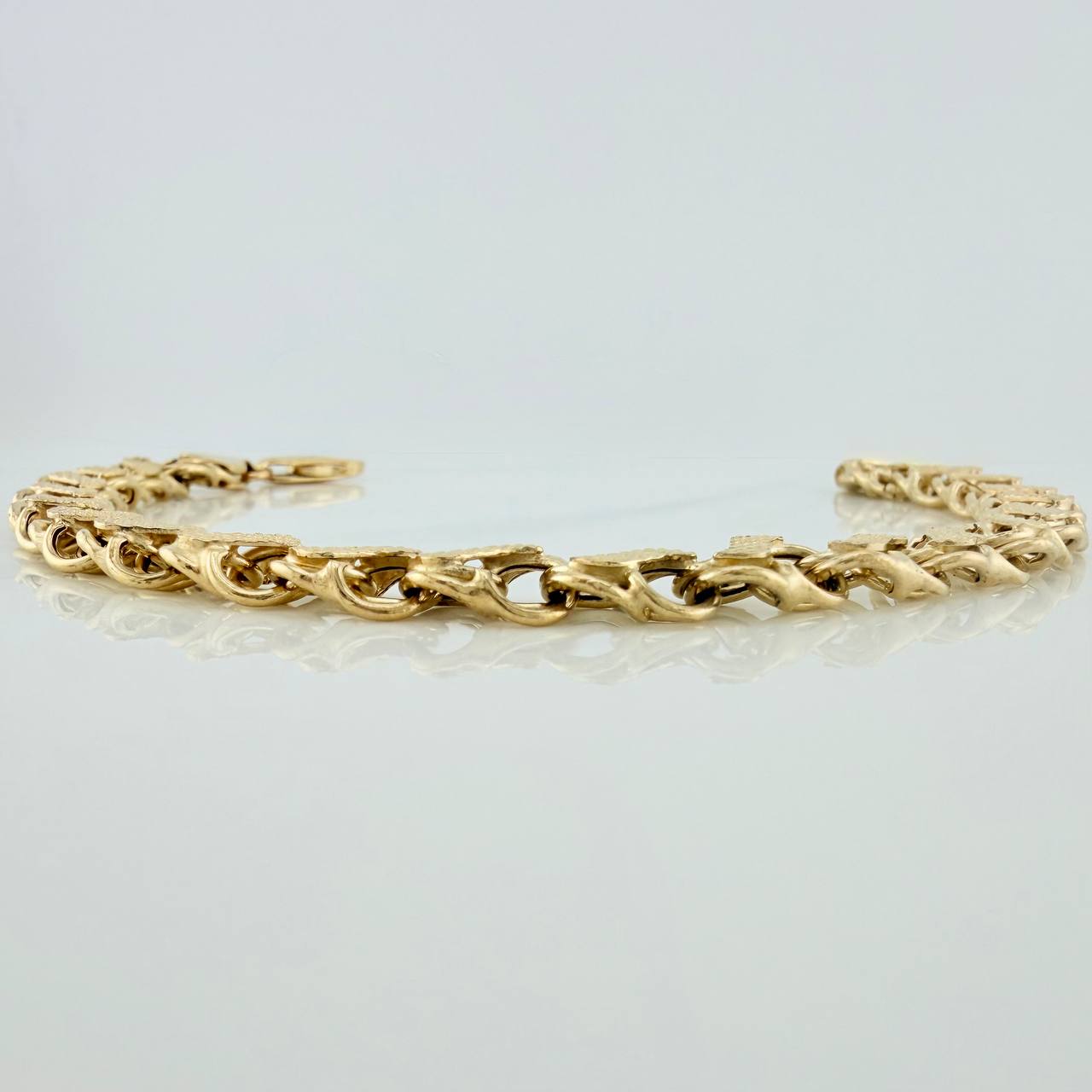 Bracelet Link 12.05gr / 7 3/4 in / 7mm Yellow Gold +3 18K $