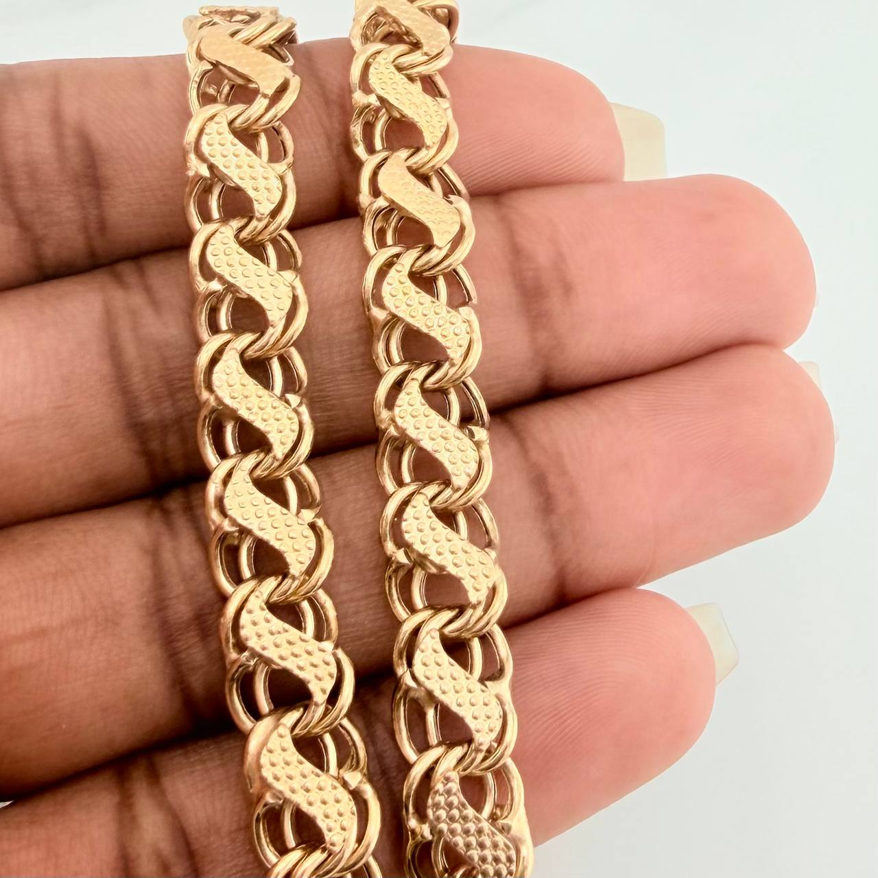 Bracelet Link 12.05gr / 7 3/4 in / 7mm Yellow Gold +3 18K $