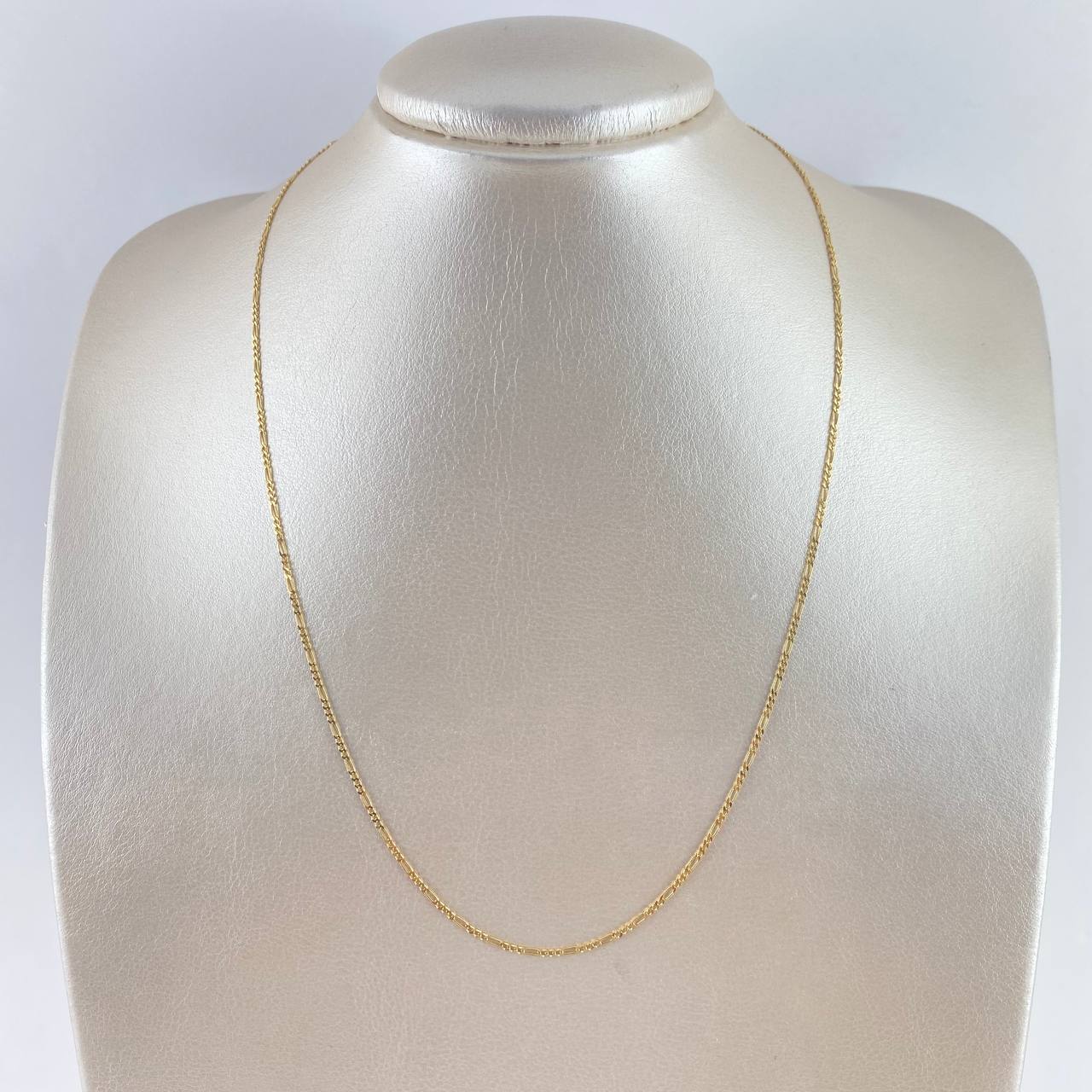 Figaro Chain 2.85gr / 45cm / 1.9mm Yellow Gold +1 18K