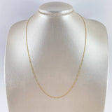 Figaro Chain 2.85gr / 45cm / 1.9mm Yellow Gold +1 18K