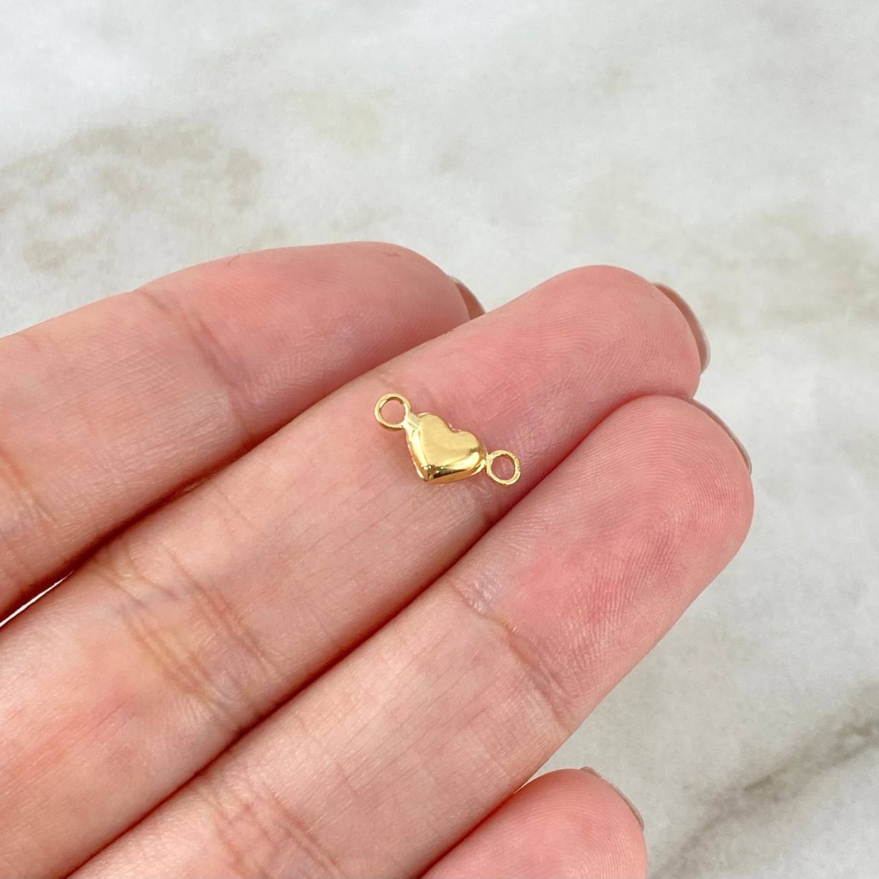 Herraje Corazón 0.2gr / 1/2 in / Oro Amarillo 18K ©