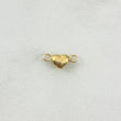 Herraje Corazón 0.15gr / 1.1cm / Troquelado Oro Amarillo