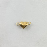 Charm Heart 0.25gr / 1.4cm / Yellow Gold Stamped ©