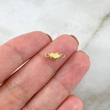 Charm Heart 0.2gr / 1.3cm / 6mm Stamped 18K Yellow Gold ©