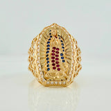 Anillo Virgen de Guadalupe 8.65gr / T11 / Oro Amarillo 18K %