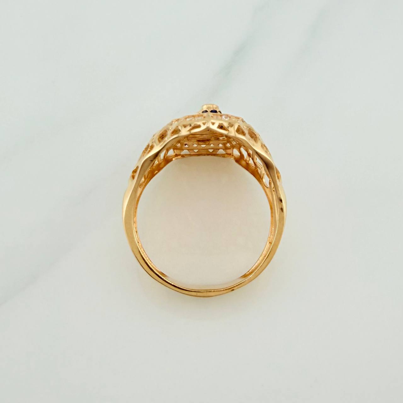 Anillo Virgen de Guadalupe 8.65gr / T11 / Oro Amarillo 18K %